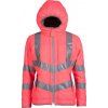 Bunda Reflective HKM, dámská, neon pink (Velikost L)