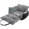 Pelech pro psy Buddy HKM, cestovní, black/grey (Velikost L)