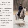 Kabát jezdecký Regular Sport 2.0 UHIP, nepromokavý, dámský, navy blue