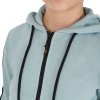 Mikina Fleece Equestro, dětská, grey mist