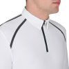 Triko závodní EQUESTRO, s dlouhým rukávem, pánské, bílé
