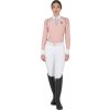 Triko závodní Mesh Insert Equestro, s dlouhým rukávem, dámské, cameo rose