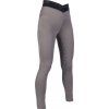 Legíny jezdecké Ruby HKM, s gripem, dětské, grey (Velikost 134-140)