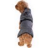 Deka pro psy Buddy HKM, s fleecem, deep grey (Velikost L)