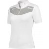 Triko závodní Jacquard Mrs. Ros, s krátkým rukávem, dámské, white/grey