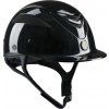 Helma jezdecká Defender ONE･K, shimmer/glossy/black (Obvod hlavy 47-54 cm)