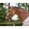 Set ohlávky s vodítkem Summer Focus QHP, navy (Velikost PONY)