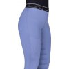 Legíny jezdecké Eden QHP, s gripem, dámské, country blue