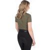 Triko polo Elisa HKM, dámské, khaki (Velikost L)