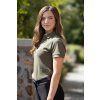 Triko polo Elisa HKM, dámské, khaki (Velikost L)
