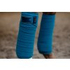 Bandáže fleecové Aurora Blues Equestrian Stockholm, 4 ks, 4 m, blue