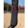 Bandáže fleecové Wild Rose Equestrian Stockholm, 4 ks, 4 m, grey