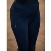 Legíny Compression Royal Classic Equestrian Stockholm, s gripem na kolenou, dámské, navy