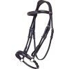 Uzdečka Luxury QHP, černá (Velikost PONY)