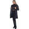 Parka nepromokavá 2v1 Alpine HKM, dámská, černá (Velikost L)