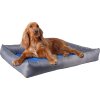 Pelíšek chladicí pro psy Flamingo, 70x50x8,5 cm, blue/grey