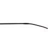 Bič drezurní Shine QHP, více velikostí, černý (Délka 110 cm)
