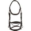 Uzdečka Micklem Equestro, tmavě hnědá (Velikost COB)