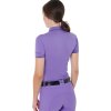 Triko polo Equestro, dámské, dahlia purple
