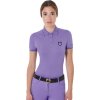Triko polo Equestro, dámské, dahlia purple