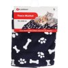 Deka pro psy Zuma Flamingo, 100x70 cm, navy