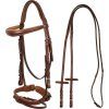 Uzdečka Jubilee Equestro, cognac (Velikost COB)