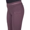 Legíny jezdecké Fayen QHP, s gripem, dětské, vintage violet