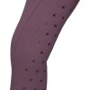 Legíny jezdecké Fayen QHP, s gripem, dětské, vintage violet