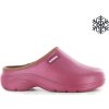 Pantofle Clogsy Sherlow Blackfox, zimní, dámské, raspberry