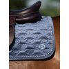 Dečka podsedlová Velvet Monogram PS of Sweden, skoková, mist blue