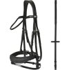 Uzdečka Cryll 24.2 HorseGuard, se švédským nánosníkem, černá