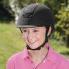 Helma jezdecká Comfort Glory 2.0 USG, černá (Obvod hlavy 49-51 cm)