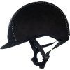 Helma jezdecká Illusion Diamond HKM, černá (Obvod hlavy 52-54 cm)
