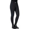 Rajtky jezdecké Ari Mid Rise HKM, s gripem, dámské, černé