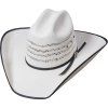 Klobouk westernový Ashton 2 Stars & Stripes, bílý (Obvod hlavy 54 cm)