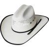 Klobouk westernový Ashton  Stars & Stripes, bílý (Obvod hlavy 50 cm)