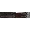 Podbřišník kožený Premium HKM, hnědý (Délka 110 cm)