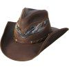 Klobouk westernový Outback Stars & Stripes, hnědý (Obvod hlavy S)