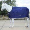 Deka odpocovací Power Bucas, navy/silver (Délka zad 100 cm)