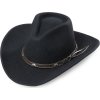 Klobouk westernový Dallas Stars & Stripes, černý