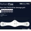 Podbřišník drezurní PerformFree PresTeq , černý (Délka 60 cm)