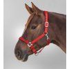 Ohlávka Perlon Satin Waldhausen, red (Velikost PONY)