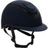 Helma jezdecká Meteor Wide Visor Equestro, navy (Obvod hlavy 58-60 cm)