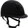 Helma jezdecká Meteor Wide Visor Equestro, černá (Obvod hlavy 58-60 cm)