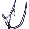 Ohlávka provazová s otěžemi QHP, navy
