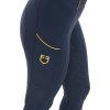 Legíny jezdecké Classic Equestro, s gripem, zimní, dámské, navy blazer