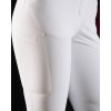 Rajtky RiderTech Equestro, s gripem na kolenou, dámské, bílé