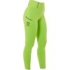 Legíny jezdecké Summer Equestro, s gripem, dámské, lime green