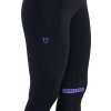 Legíny jezdecké Kao Light Equestro, s gripem na kolenou, dámské, black/dahlia purple
