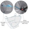 Potah ochranný na zadní sedadla Heather Half Hammock Kurgo, grey
